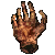 Рука чумного зомби